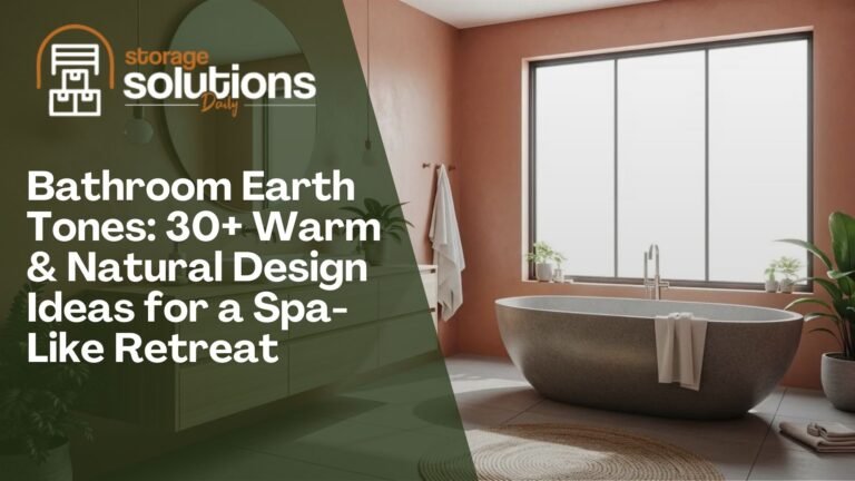 Bathroom Earth Tones: 30+ Warm & Natural Design Ideas for a Spa-Like Retreat